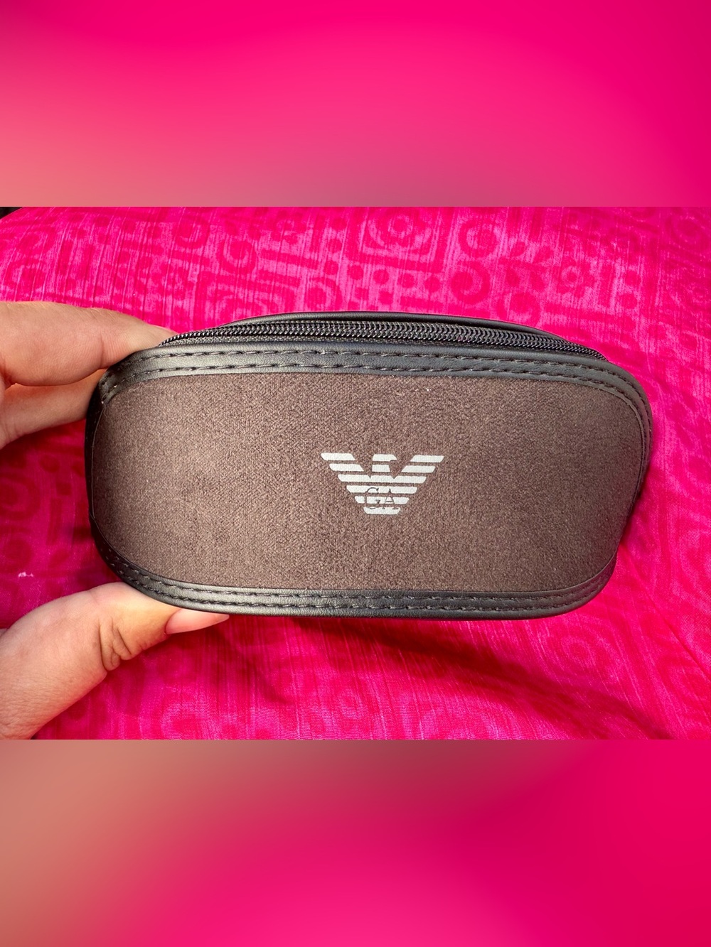 Emporio Armani Black Eyeglass Case